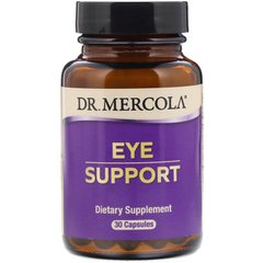 Поддержка глаз с лютеином Dr. Mercola (Eye Support) 30 капсул купить в Киеве и Украине