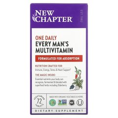 Мультивитамины для мужчин New Chapter (Every Man's One Daily Multi) 72 таблетки купить в Киеве и Украине
