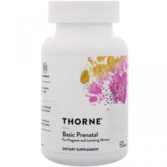 Пренатальные витамины Thorne Research (Basic Prenatal) 90 вегетарианских капсул купить в Киеве и Украине
