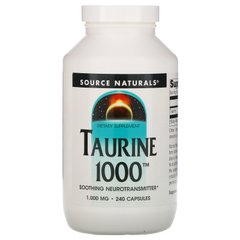 Таурин Source Naturals (Taurine) 1000 мг 240 капсул купить в Киеве и Украине