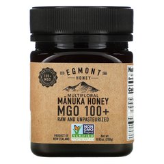 Egmont Honey, Багатоквітковий мед манука, сирий та непастеризований, MGO 100+, 8,82 унції (250 г)