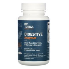 Ферменти для травлення, Digestive Enzymes, Dr. Tobias, 60 капсул