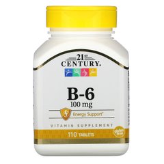 Витамин B6 21st Century (Vitamin B6) 110 таблеток купить в Киеве и Украине