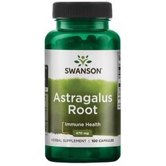 Корінь астрагала, Astragalus Root, Swanson, 470 мг, 100 капсул