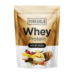 Сироватковий протеїн з смаком полуниці і білого шоколаду Pure Gold (Whey Protein) 1 кг