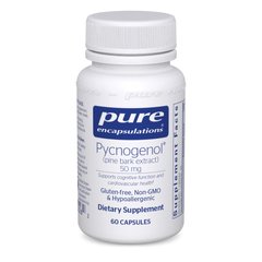 Пікногенол Pure Encapsulations (Pycnogenol) 50 мг 60 капсул