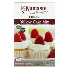 Namaste Foods, Органическая смесь желтого торта, 12 унций (340 г) купить в Киеве и Украине