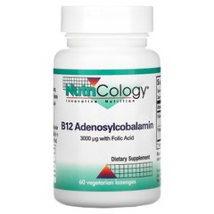 Аденозилкобаламін В12, B12 Adenosylcobalamin, Nutricology, 60 рослинних льодяників