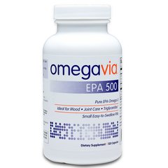 ЭПК OmegaVia (EPA 500) 500 мг 120 капсул купить в Киеве и Украине