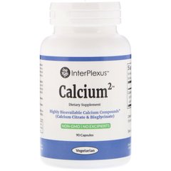 Кальцій-2, Calcium-2, InterPlexus Inc, 90 капсул