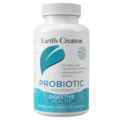 Пробіотик ацидофільний Earth`s Creation (Acidophilus Probiotic) 100 капсул