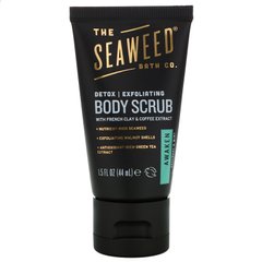 Відлущуючий відлущуючий детокс-скраб для тіла, розмарин і м'ята, The Seaweed Bath Co., 1,5 рідкої унції (44 мл)