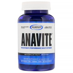 Anavite, кращі полівітаміни для продуктивності, Gaspari Nutrition, 180 таблеток