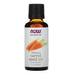 Ефірна олія насіння моркви Now Foods (Seed Oil) 30 мл