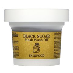 Маска-скраб для лица Skinfood (Black Sugar Mask Wash Off) 100 г купить в Киеве и Украине