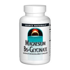 Magnesium Bisglycinate Powder Source Naturals 60 tab