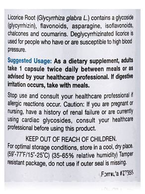 Солодка корень Douglas Laboratories (Licorice Root-V Deglycyrrhizinated) 90 вегетарианских капсул купить в Киеве и Украине