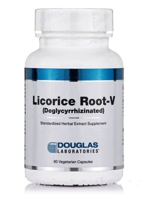 Солодка корінь Douglas Laboratories (Licorice Root-V Deglycyrrhizinated) 90 вегетаріанських капсул