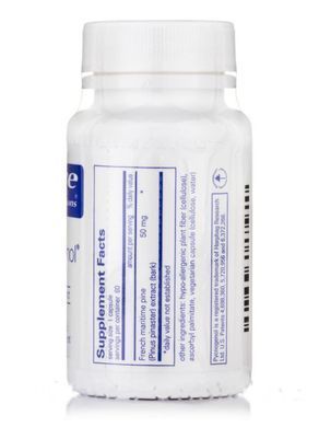 Пікногенол Pure Encapsulations (Pycnogenol) 50 мг 60 капсул