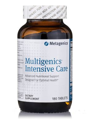 Мультивітаміни та мінерали із залізом Metagenics (Multigenics Intensive Care) 180 таблеток