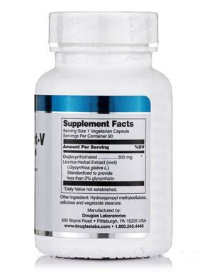Солодка корень Douglas Laboratories (Licorice Root-V Deglycyrrhizinated) 90 вегетарианских капсул купить в Киеве и Украине