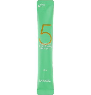 Пробник Шампунь для глубокой очистки кожи головы Masil (5 Probiotics Scalp Scaling Shampoo stick pouch) 8 мл купить в Киеве и Украине