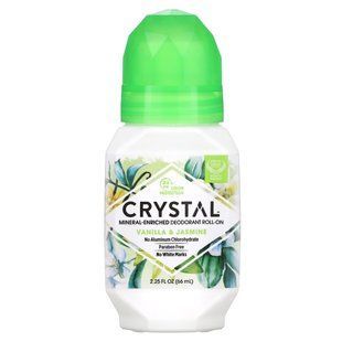 Натуральный шариковый дезодорант, Ваниль и жасмин, Crystal Body Deodorant, 2,25 ж. унц.(66 мл) купить в Киеве и Украине