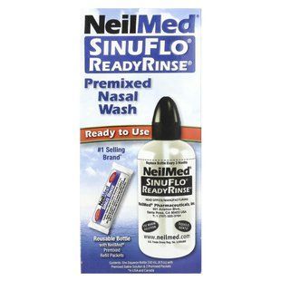 NeilMed, SinuFlo ReadyRinse, смесь для промывания носа, набор из 2 предметов купить в Киеве и Украине