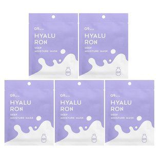 G9skin, Hyaluron, Deep Moisture Beauty Mask, Milk, 5 Sheets, 0.74 fl oz (22 ml) Each купить в Киеве и Украине