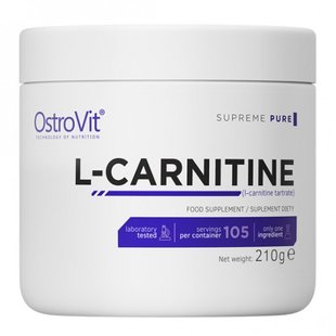 Карнитин, CARNITINE, OstroVit, 210 г купить в Киеве и Украине