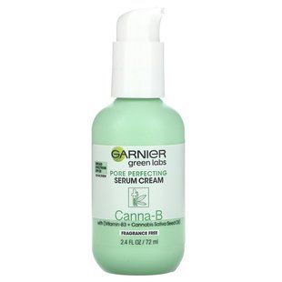 Garnier, Green Labs, Крем-сироватка для покращення пір, Canna-B, 2,4 рідких унції (72 мл)