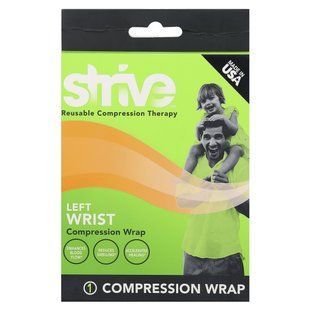 Strive, Left Wrist Compression Wrap, One Size Fits Most, 1 Count купить в Киеве и Украине