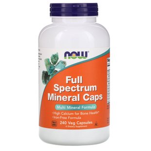 Мультиминералы Now Foods (Full Spectrum Mineral Caps) 240 капсул купить в Киеве и Украине