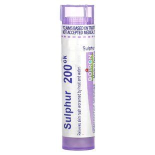 Сірка 200CK, Boiron, Single Remedies, 80 гранул