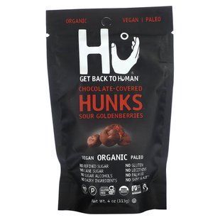 Hunks, Chocolate Covered Sour Goldenberries, 4 oz (113 g) купить в Киеве и Украине