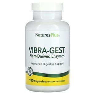 NaturesPlus, Vibra-Gest, 180 капсул