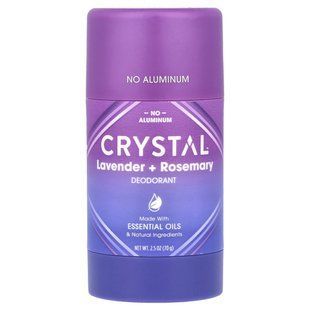 Crystal Body Deodorant, Дезодорант, обогащенный магнием, лаванда + розмарин, 2,5 унции (70 г) купить в Киеве и Украине