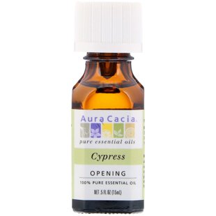 Эфирное масло кипариса Aura Cacia (Essential Oil Cypress) 15 мл купить в Киеве и Украине