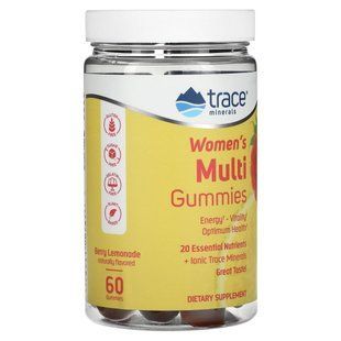 Trace Minerals &reg;, Women's Multi Gummies, Berry Lemonade, 60 Gummies купить в Киеве и Украине