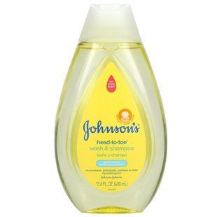 Johnson's Baby, З голови до ніг, засіб для миття рук та шампунь, для новонароджених, 13,6 рідких унцій (400 мл)