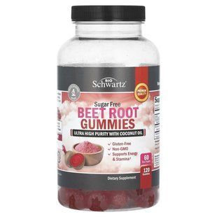 BioSchwartz, Beet Root Gummies, Sugar Free, 120 Gummies купить в Киеве и Украине