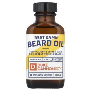 Duke Cannon Supply Co., Best Damn Beard Oil, Redwood, 3 oz купить в Киеве и Украине