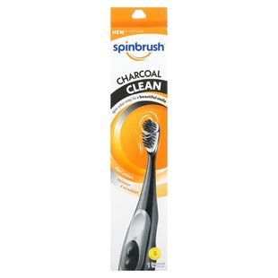 Spinbrush, Charcoal Clean, Powered Toothbrush, Soft, 1 Toothbrush купить в Киеве и Украине