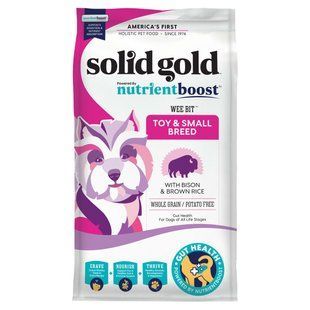 Solid Gold, Wee Bit&trade;, For Toy & Small Breed Dogs, Bison & Brown Rice, 3.75 lbs (1.7 kg)