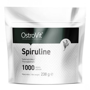 Спирулина, SPIRULINE, OstroVit, 1000 таблеток купить в Киеве и Украине