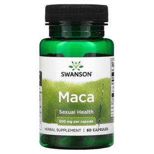 Мака Swanson (Maca) 500 мг 60 капсул купить в Киеве и Украине