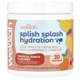 Wellah, Splish Splash Hydration, Tropical Punch, 5.6 oz (156 g) купить в Киеве и Украине