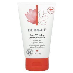 Glycolic wrinkle scrub with vitamin A Derma E 113 g