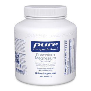 Калий Магний Аспартат Pure Encapsulations (Potassium Magnesium Aspartate) 180 капсул купить в Киеве и Украине