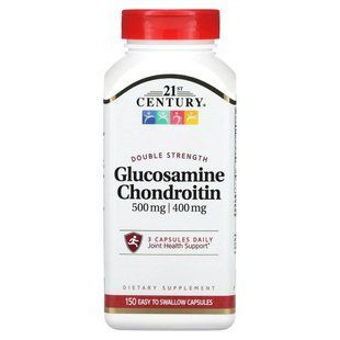 21st Century, Glucosamine Chondroitin, Double Strength, 150 Easy To Swallow Capsules купить в Киеве и Украине